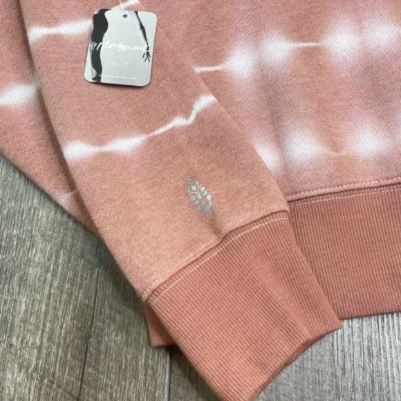 Free People Kelly Tie Dye Believer Hoodie Size Large Fireside Combo - Picture 13 of 16